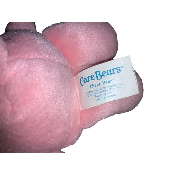 Care Bears Pink Cheer Bear- 7 inches Rainbow on Front - Picture 6 of 8